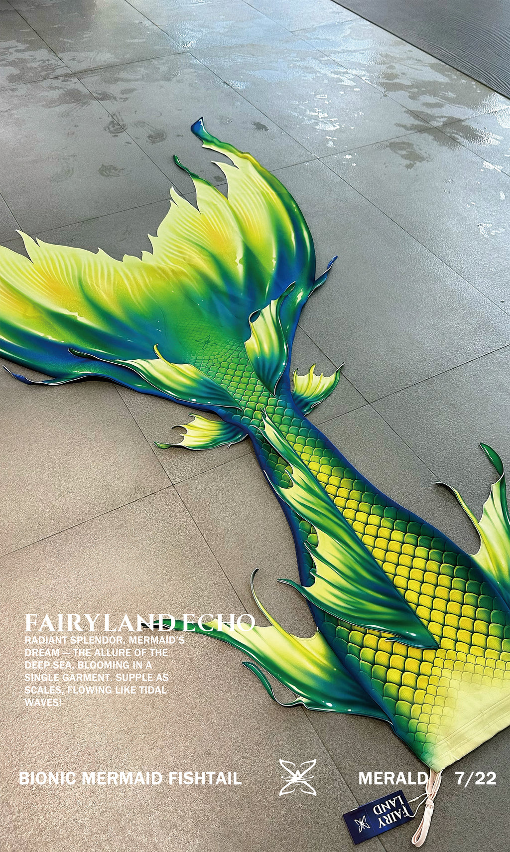 Bionic Mermaid Fishtail Emerald