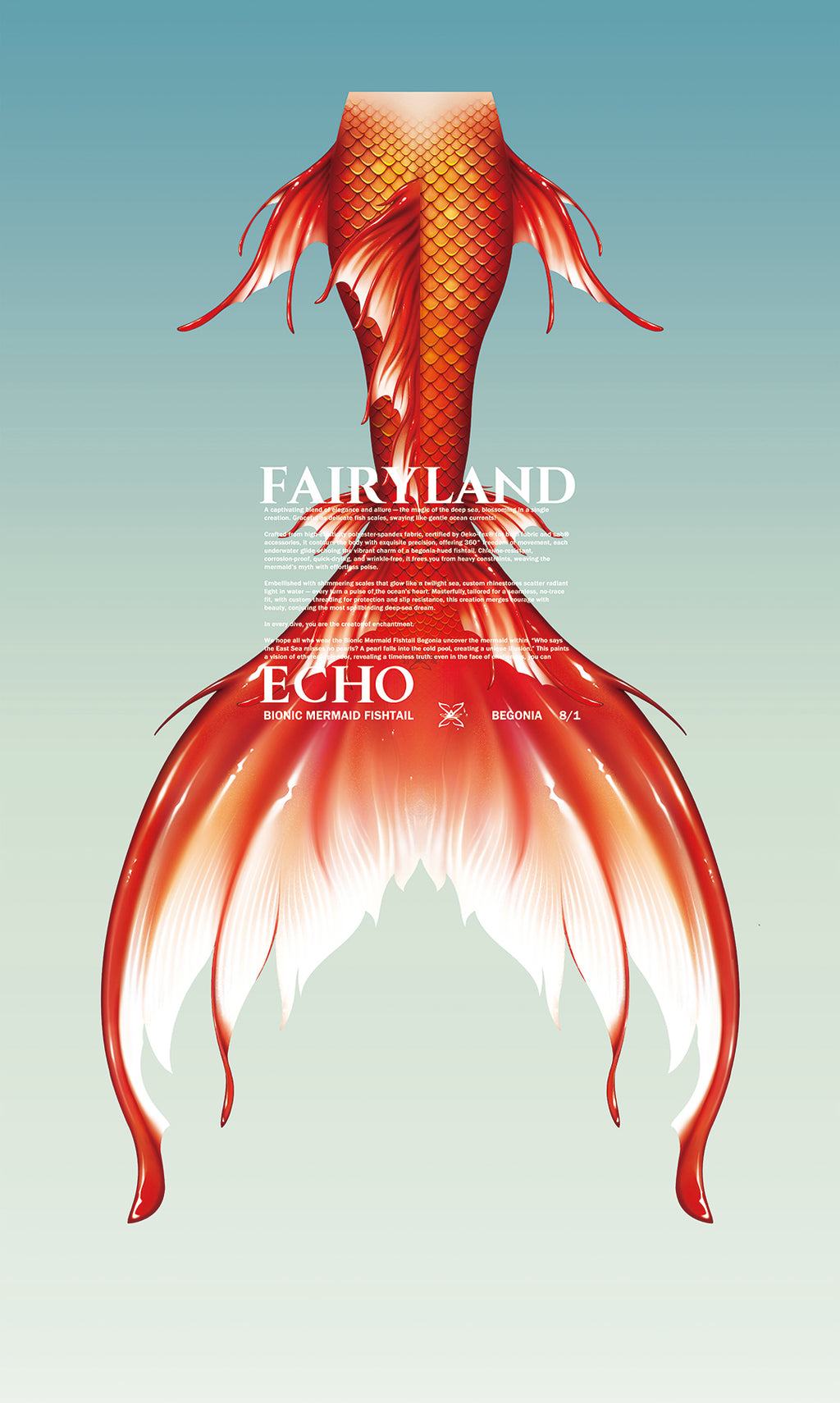 Bionic Mermaid Fishtail Begonia