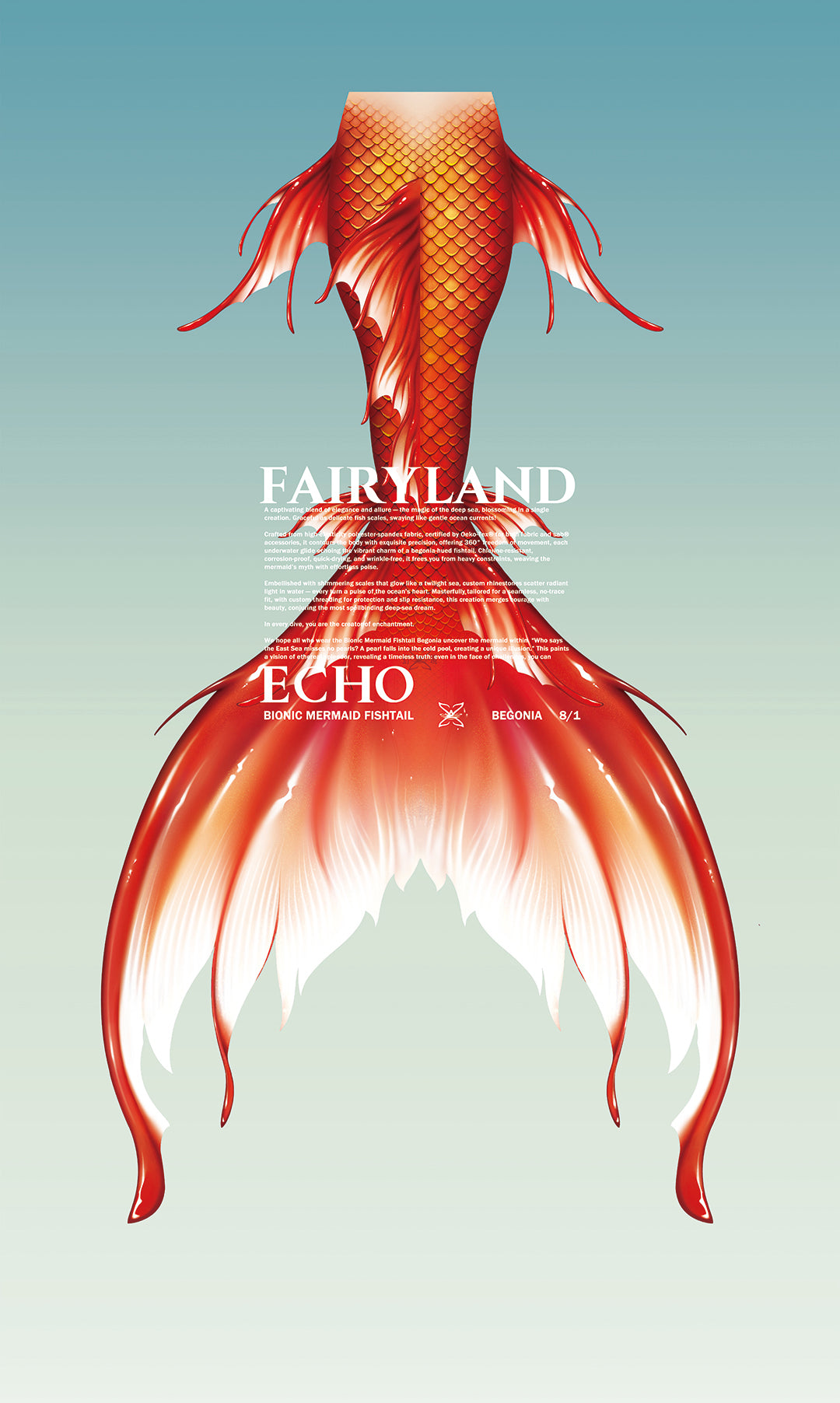 Bionic Mermaid Fishtail Begonia